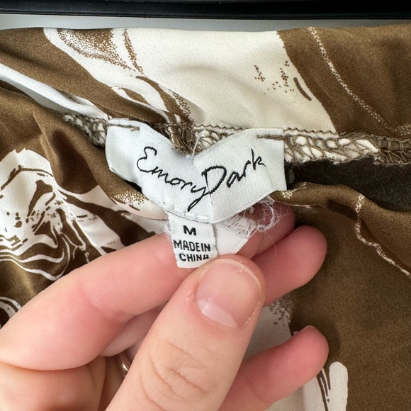 Two piece dress maxi skirt and top. Top is large bottom is medium. - Picture 6 of 6